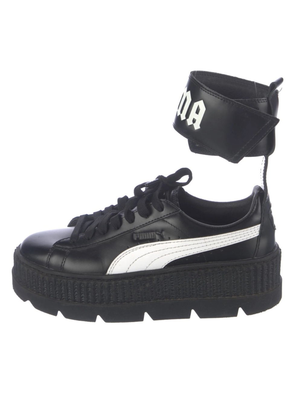 Puma Fenty by Rihanna Ankle Strap Platform Sneakers black size 10 women